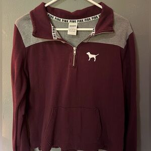 Women’s Pink Half-zip